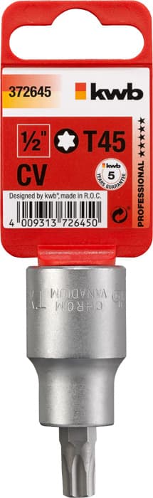  KWB 49372645 Profi nasadni nastavak 1/2"xT45 | CrV - slika 2