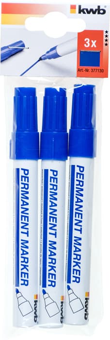  KWB 49377130 marker za obeležavanje, 3 komada, plavi - slika 2