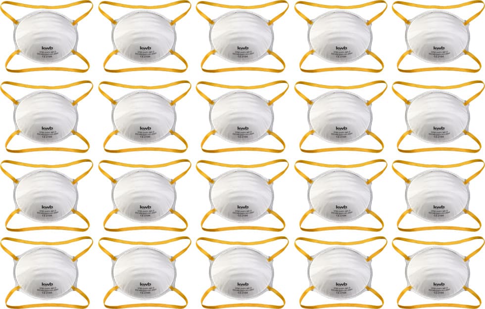  KWB 49379180 zaštitna maska DIN 58645, 20 komada