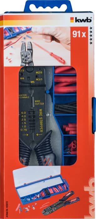  KWB 49403210 set krimp klešta sa terminalima, 91 deo - slika 2
