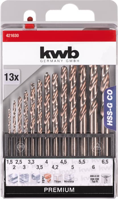  KWB 49421630 HSS-Co set burgija, 13 delova - slika 3