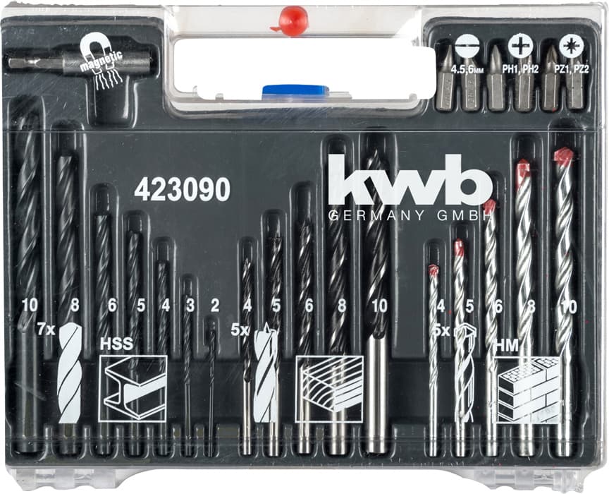  KWB 49423090 set pribora - bitovi, burgije i tiplovi, 300 delova - slika 2