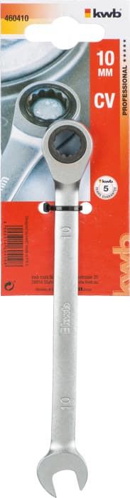  KWB 49460410 Kombinovani ključ krckalica 10 | CrV, viljuškasto-okasti - slika 2