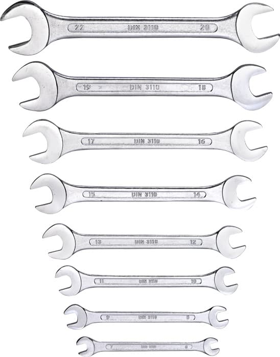  KWB 49470390 set viljuškastih ključeva 6-22 mm, 8 delova