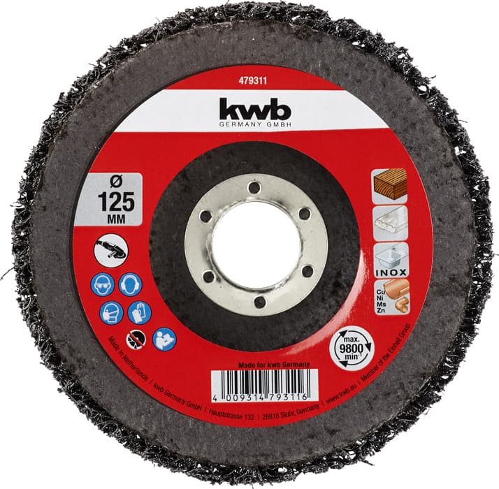  KWB 49479392 univerzalni disk za čišćenje 125 mm, 16 delova