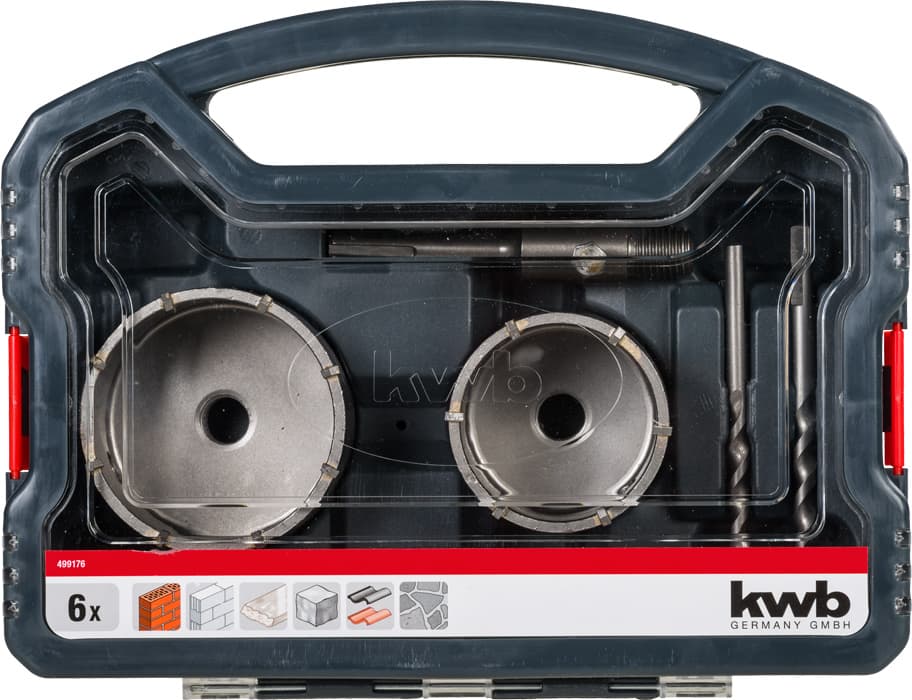  KWB 49499176 Set krunastih testera, ojačanih karbidom, 6 delova - slika 3