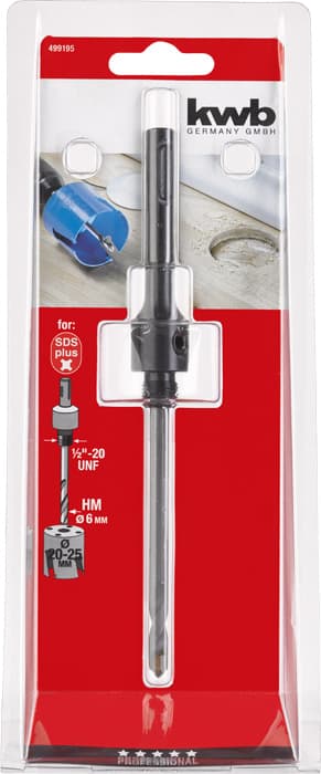  KWB 49499195 nosač za krune sa burgijom za centriranje SDS-plus, 20-25 mm - slika 2