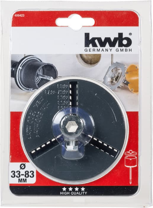  KWB 49499423 nosač za krunaste testere 33-83 mm - slika 2