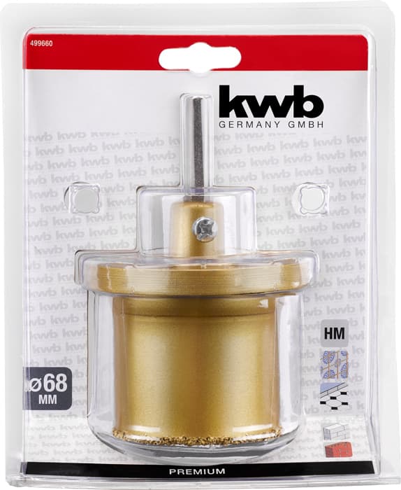  KWB 49499660 TCG krunasta testera 68 mm, sa nosačem i burgijom za centriranje, za keramiku - slika 3