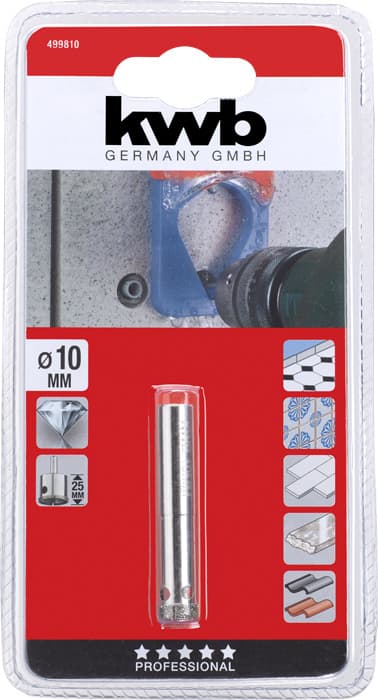  KWB 49499810 Diamant krunasta testera 10/25, za kamen/keramiku - slika 2