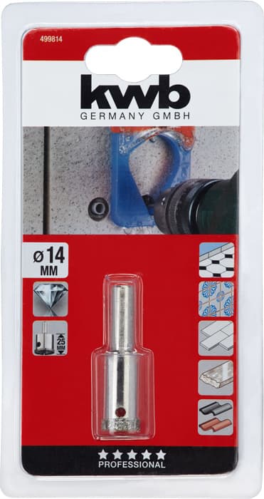  KWB 49499814 Diamant krunasta testera 14/25, za kamen/keramiku - slika 2