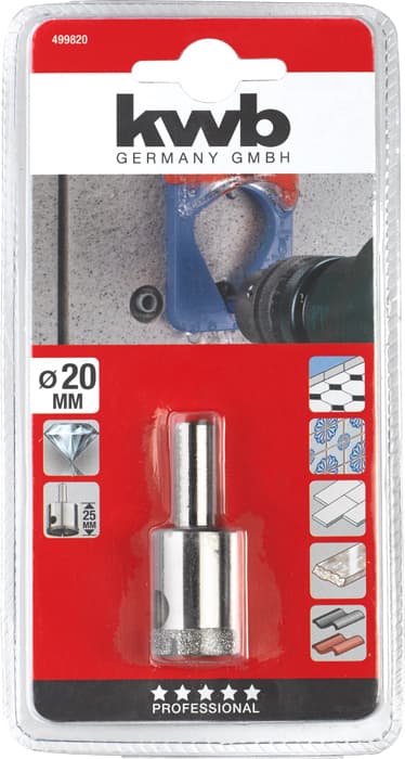  KWB 49499820 Diamant krunasta testera 20/25, za kamen/keramiku - slika 2