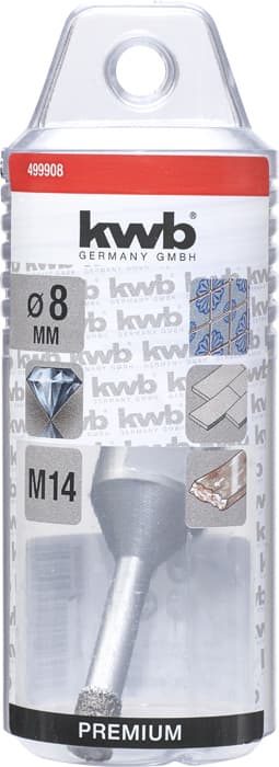  KWB 49499908 dijamantska burgija za suvo bušenje, za Bosch GTR 30, 8 mm - slika 2