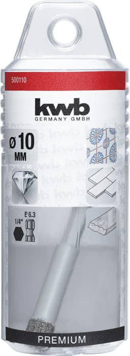  KWB 49500110 dijamantska kruna za keramiku T25 10 mm - slika 3