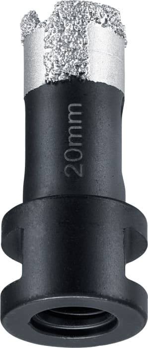  KWB 49500220 Dijamantska krune za suvo bušenje, za brusilicu, M14, 20 mm - slika 2