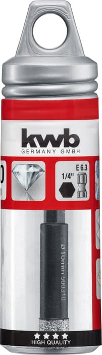  KWB 49500310 dijamantska burgija za suvo bušenje, šestougaoni prihvat, 10 mm - slika 3