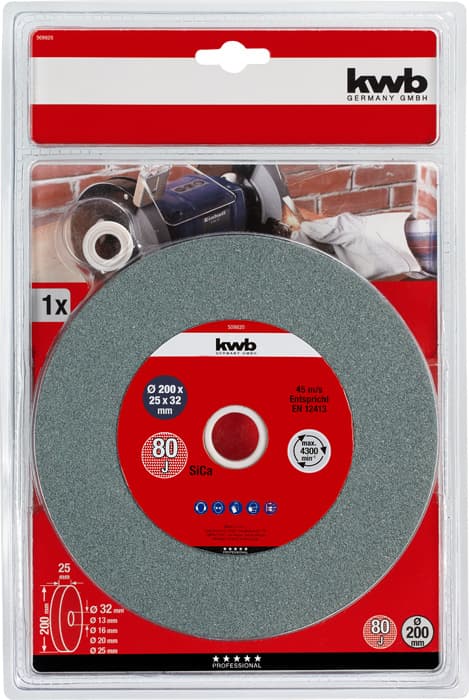  KWB 49509820 brusni točak 200 x 25 mm, 80 G - slika 2