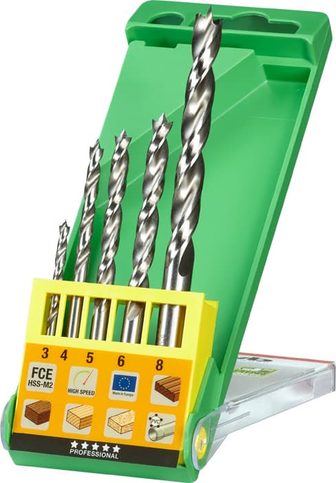  KWB 49511900 FCE set burgija za drvo 3-8 mm, 5 delova