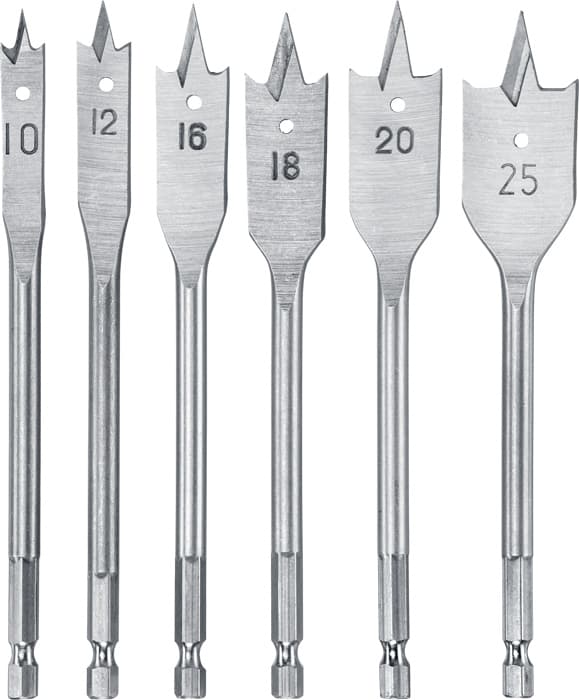  KWB 49512490 set leptir burgija 1/4", 6 delova