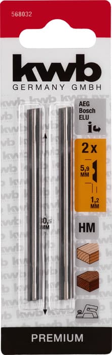  KWB 49568032 2 noža za rende H80 - slika 3