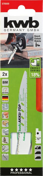  KWB 49578500 List za višenamensku testeru 150x130 2/1, BiMetal,  fini, drvo/metal(nonFe)/plastika, Energy Saving - slika 3