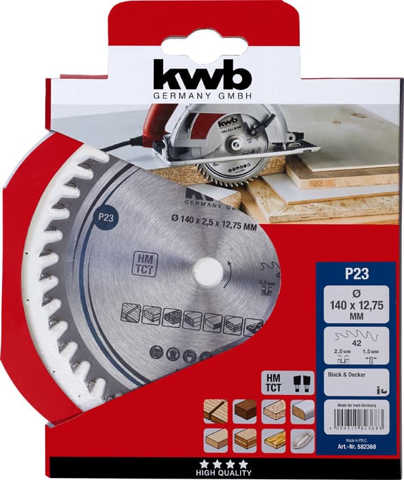  KWB 49583368 TCT list za cirkular 150 x 16 mm, 48T - slika 2