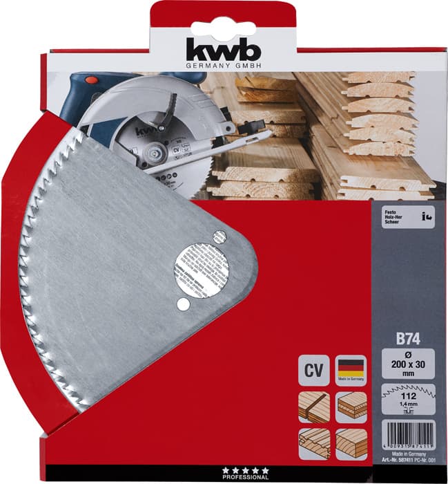  KWB 49587411 list za cirkular za drvo 200 x 30 mm, 112T - slika 2