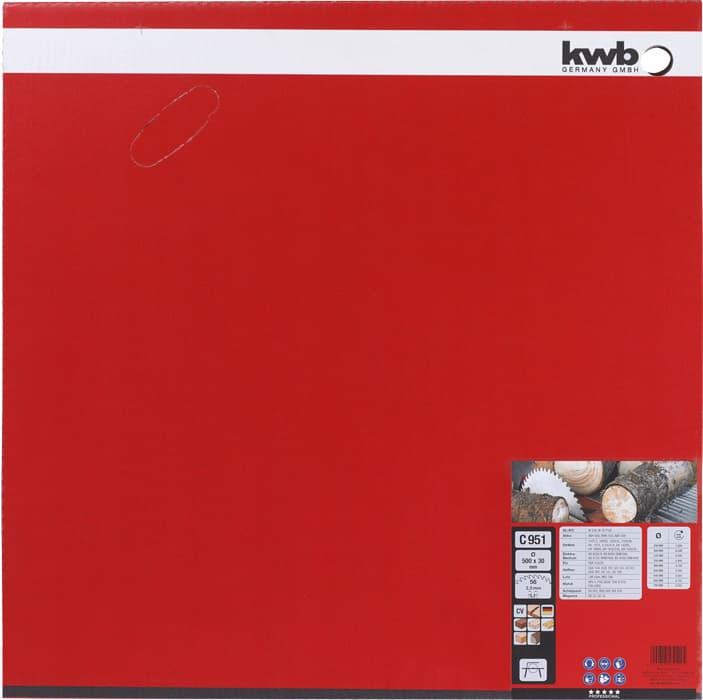  KWB 49595122 list za cirkular za drvo 500 x 30 mm, 951C - slika 2