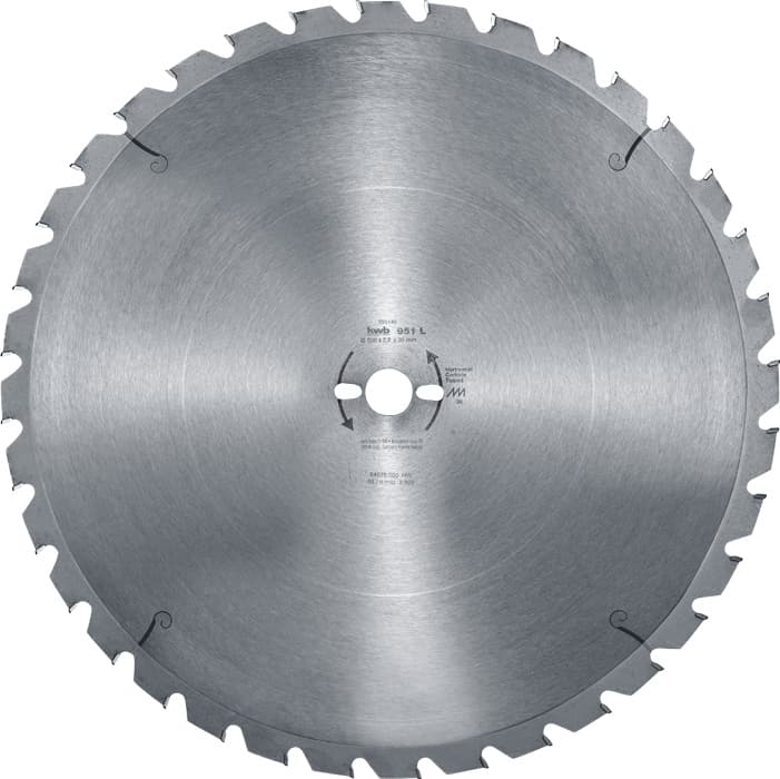  KWB 49595140 list za cirkular za drvo 500 x 2,8 x 30 mm, Z44, ojačan karbidom