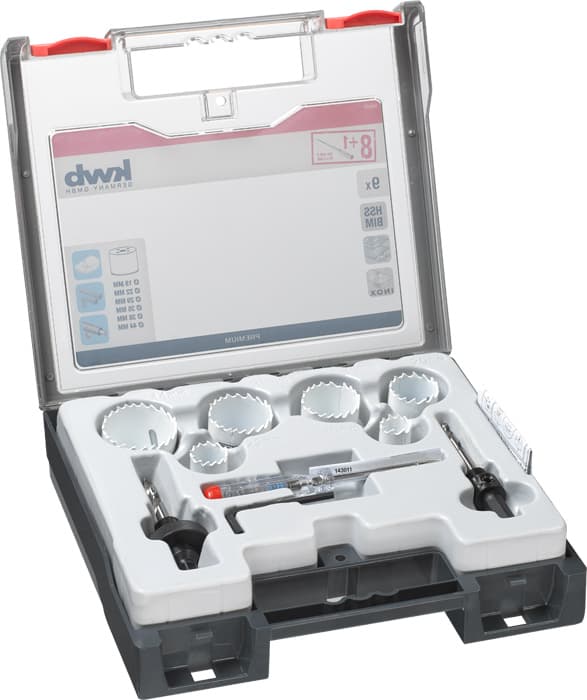  KWB 49598270 set krunastih testera HSS-CO za metal/drvo, 9 delova