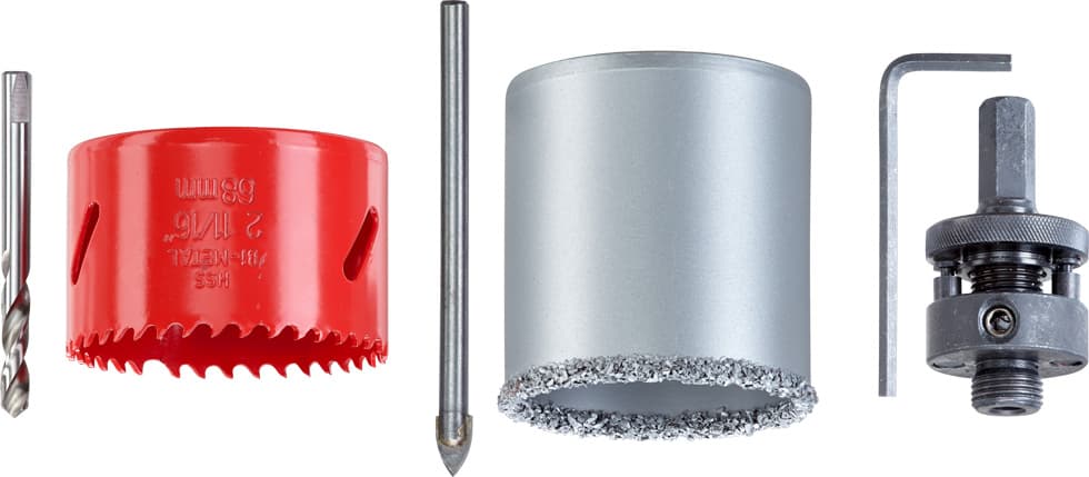  KWB 49599290 set krunastih testera 68 mm, sa nosačem i burgijama za centriranje - slika 2