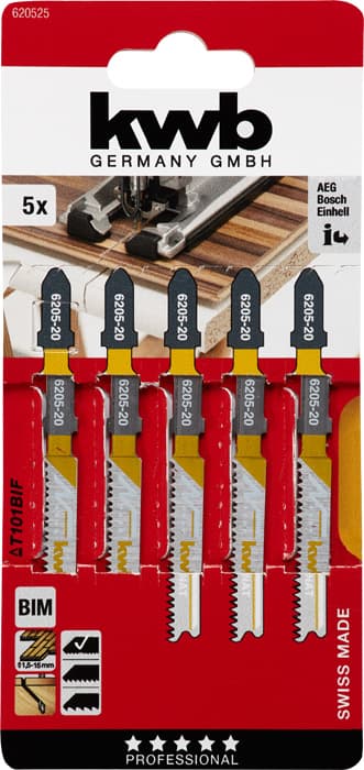  KWB 49620525 List za ubodnu testeru 83 5/1, BiMetal, drvo/laminat, fini - slika 3