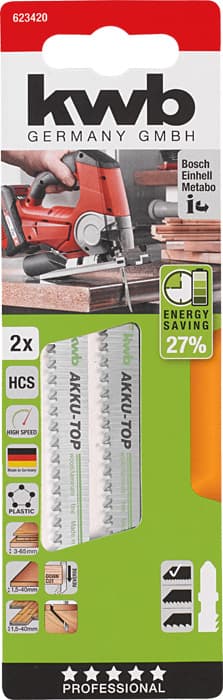  KWB 49623420 List za ubodnu testeru 116x90 2/1, DOWN CUT, HCS, fini, za drvo/plastiku, Energy Saving - slika 3