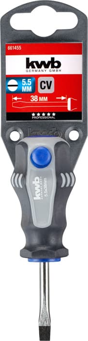  KWB 49661455 kratki ravni odvijač 5,5 x 38 mm - slika 2