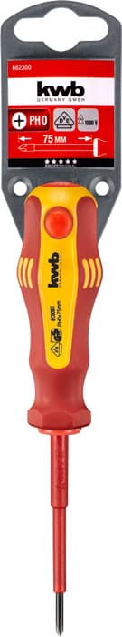  KWB 49662300 Odvijač, VDE PH 0 x 75 mm - slika 2