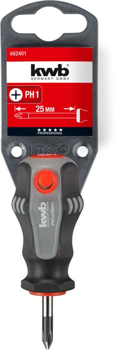  KWB 49662401 kratki odvijač PH1 x 25 mm - slika 2
