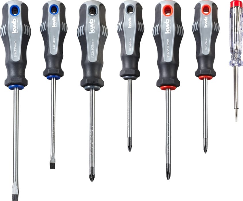  KWB 49665207 Set odvijača, FL / PH / PZ, 7 delova