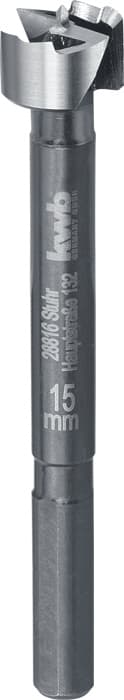 KWB 49706315 Speed čeona burgija za drvo 15, 8mm, Forstner, DIN 7483 G, Energy Saving