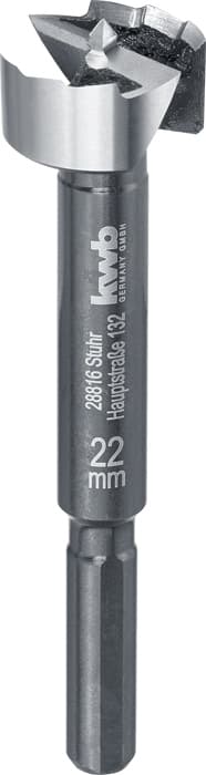  KWB 49706322 Speed čeona burgija za drvo 22, 8mm, Forstner, DIN 7483 G, Energy Saving