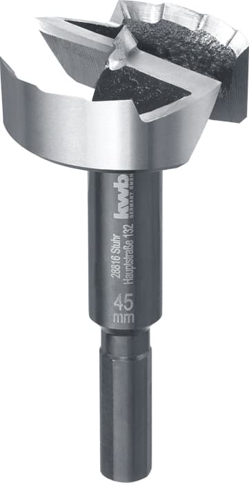  KWB 49706345 Speed čeona burgija za drvo 45, 10mm, Forstner, DIN 7483 G, Energy Saving