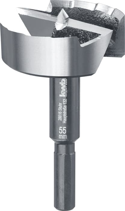  KWB 49706355 Speed čeona burgija za drvo 55, 10mm, Forstner, DIN 7483 G, Energy Saving