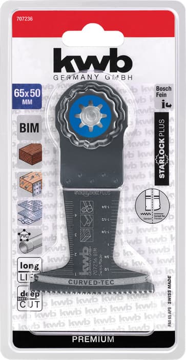  KWB 49707236 testera za uranjanje za multialat BI BIM 65 mm - slika 3