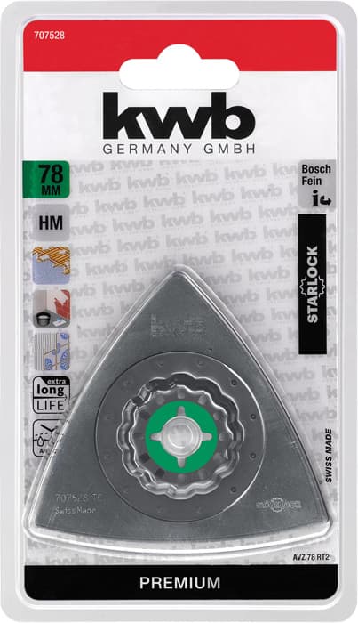  KWB 49707528 delta brusna ploča za multialat 78 mm - slika 3