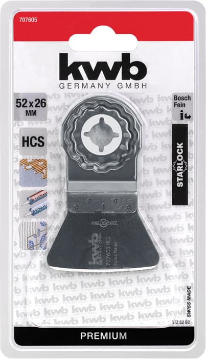  KWB 49707605 HCS strugač za multialat, 52 mm - slika 3