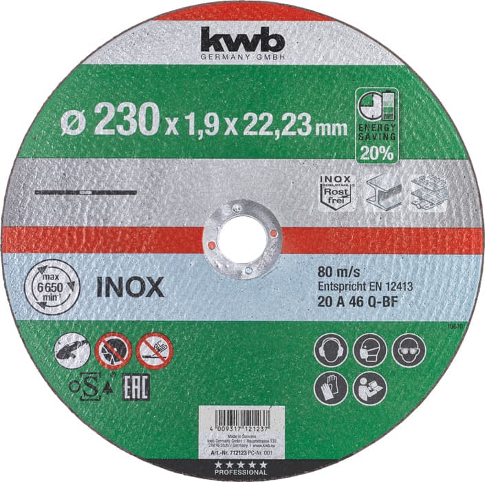  KWB 49712123 rezna ploča za Inox 230 x 1.9 - slika 2