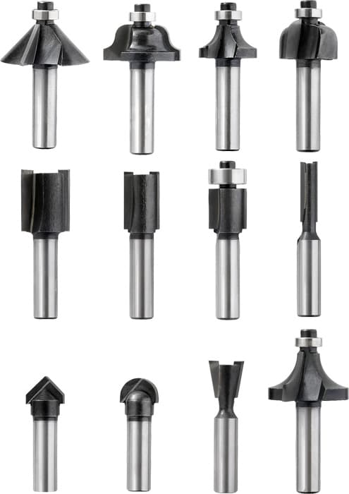  KWB 49757290 set glodala za drvo, prihvat 8 mm, 12 delova