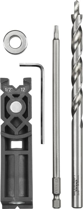  KWB 49758600 šablon za bušenje pod uglom, 5 delova