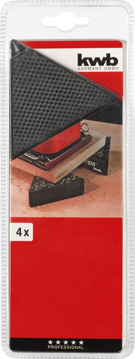  KWB 49785800 TriGrip trouglasti neklizajući podizači, 4 komada - slika 2