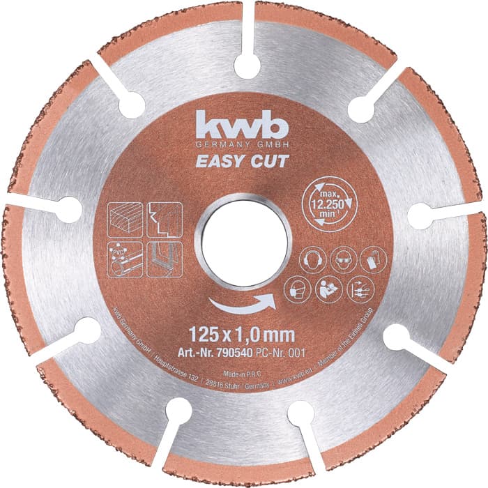  KWB 49790540 karbidna rezna ploča, 125 mm