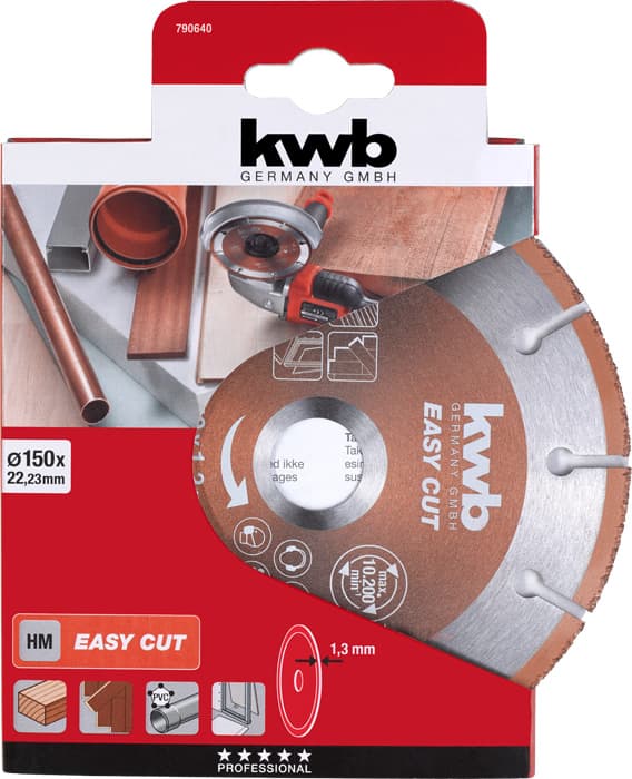  KWB 49790640 univerzalni rezni disk, ojačan karbidom, 150 x 22,23 mm - slika 2